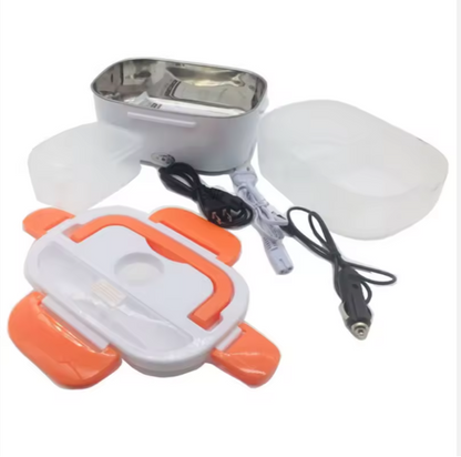 Lunch Box Chauffante Électrique – Boîte Repas Portable Anti-Fuite, Chauffe Automatiquement vos Repas Partout !